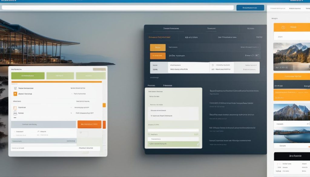 Advanced Booking System Interface