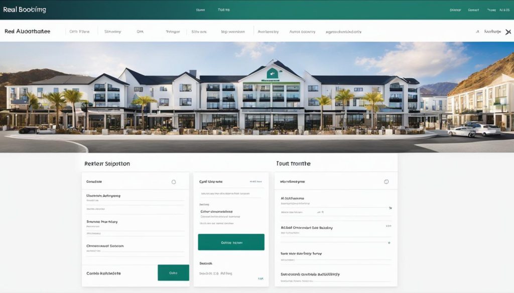 Real-time Booking System Interface